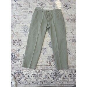 #335 VTG LL Bean Men's Beige Double L Chinos 38x29 Classic Fit Khakis Cotton